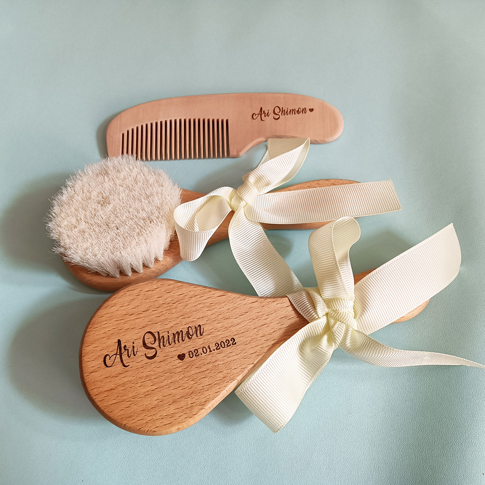 Hair Care Names - مشط استحمام للأطفال مع اسم مخصص