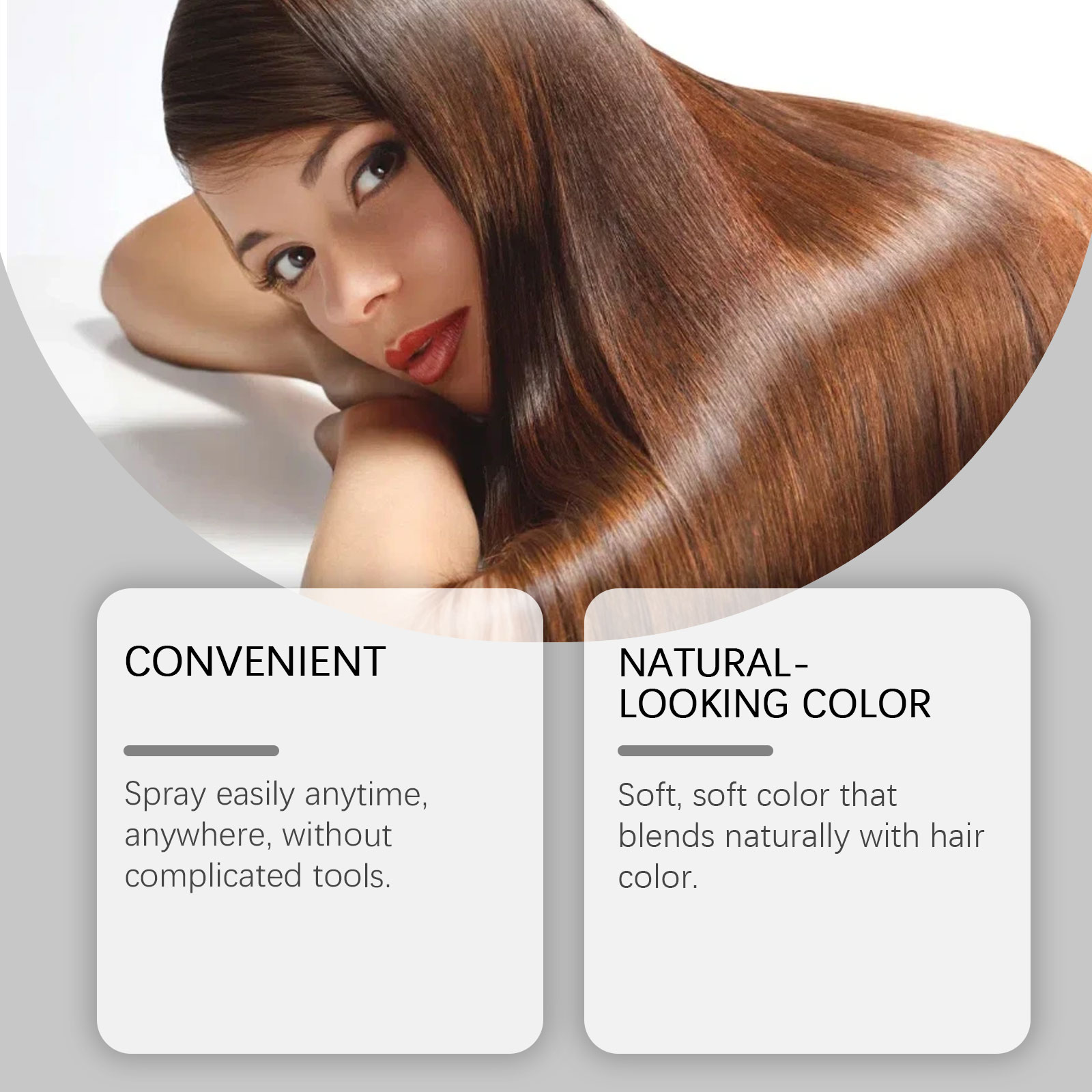 رذاذ لون الشعر صالون الشعر الف - مراجعة Hair Care Herbal Products وسعره