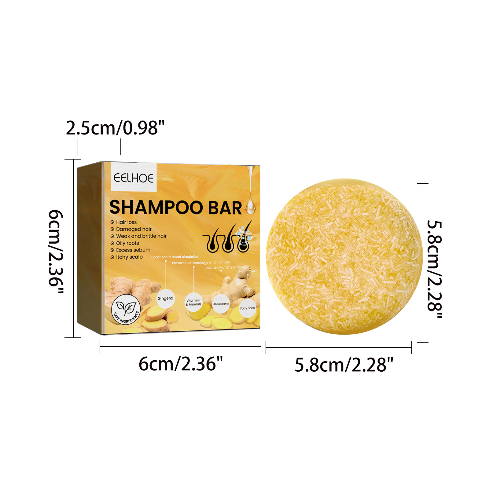 شامبو طبيعي بالزنجبيل لتقوية ا - مراجعة Hair Care Natural وسعره