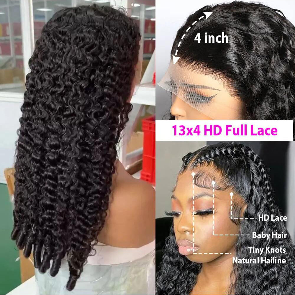 شعر مستعار بشري مجعد بورمي، شع - مراجعة Lace Front Wig وسعره