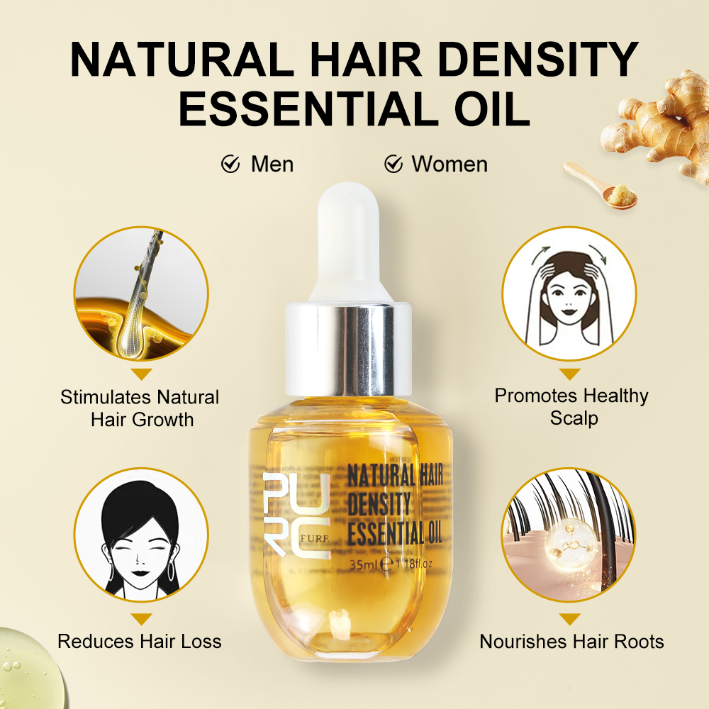 PURC الزنجبيل منتجات نمو الشعر - مراجعة Hair Care Herbal Products وسعره