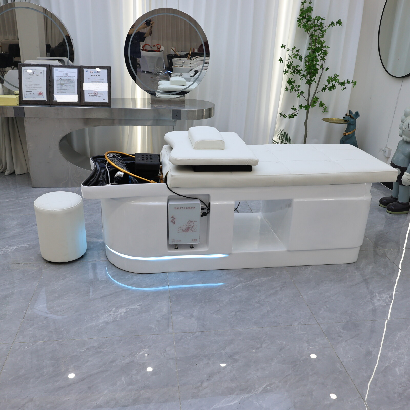 سرير شامبو فاخر للعلاج بالرأس، - مراجعة Hair Care Wella وسعره