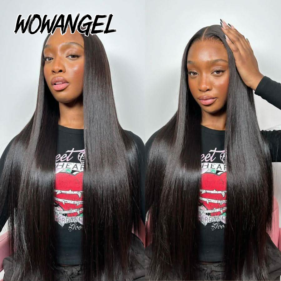 شعر مستعار WOWANGEL مستقيم بفت - مراجعة Lace Front Wig وسعره