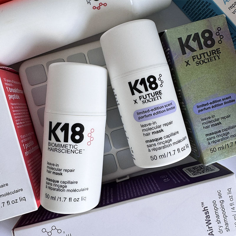 قناع الشعر الجزيئي K18 الساخن  - مراجعة Hair Care Natural وسعره