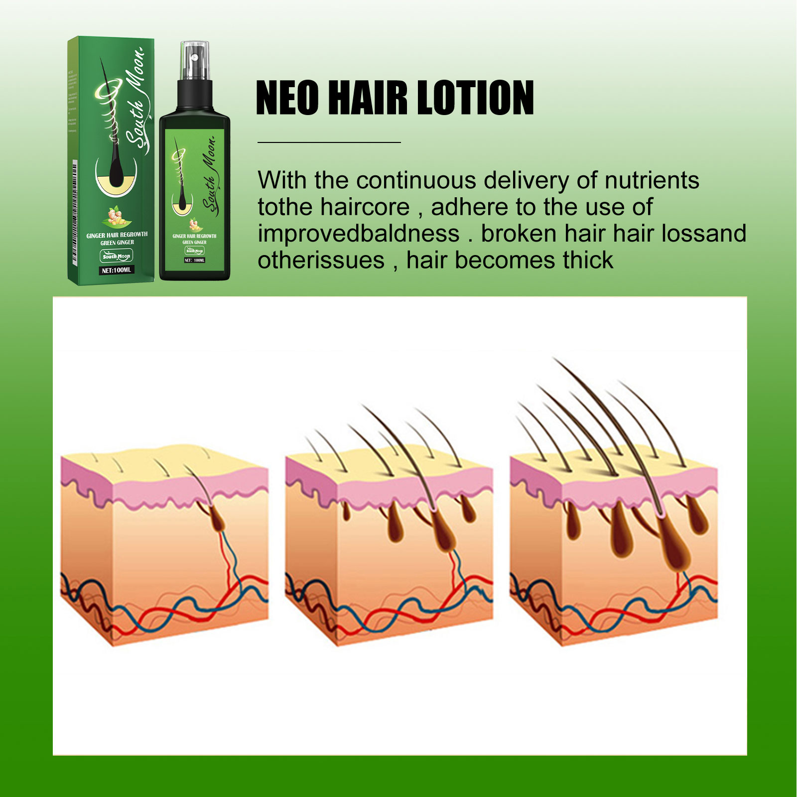 رذاذ العناية بالشعر بالزنجبيل  - مراجعة Hair Care Herbal Products وسعره
