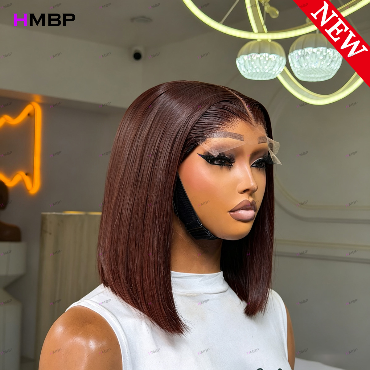 # شعر مستعار بوب مستقيم بلون ب - مراجعة Lace Front Wig وسعره