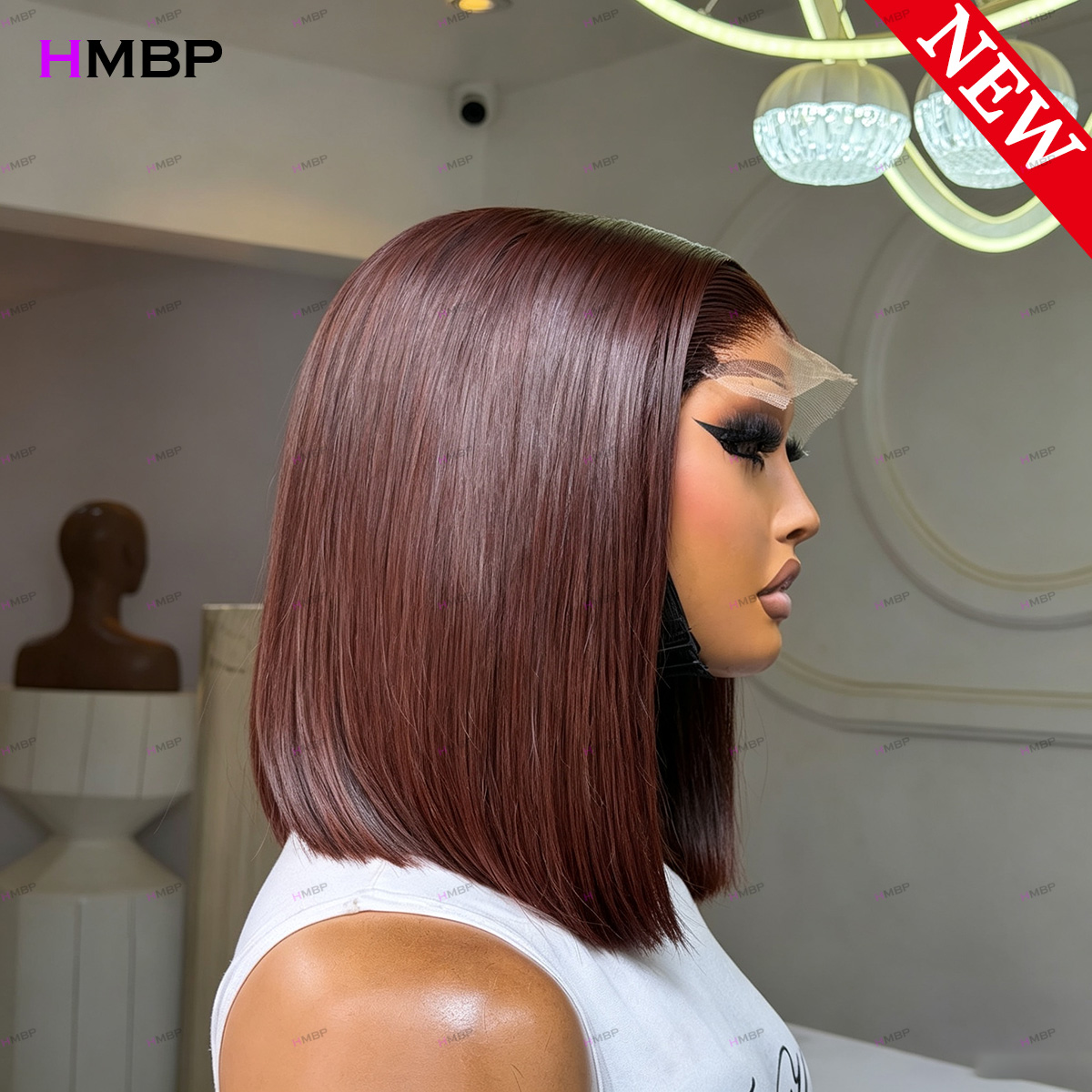 # شعر مستعار بوب مستقيم بلون ب - مراجعة Lace Front Wig وسعره