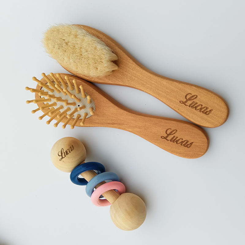 خشبية اسم مخصص رعاية الطفل فرش - مراجعة Hair Care Names وسعره