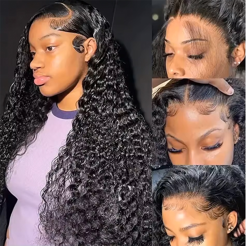 شعر مستعار بشري مموج عميق، شعر - مراجعة Lace Front Wig وسعره