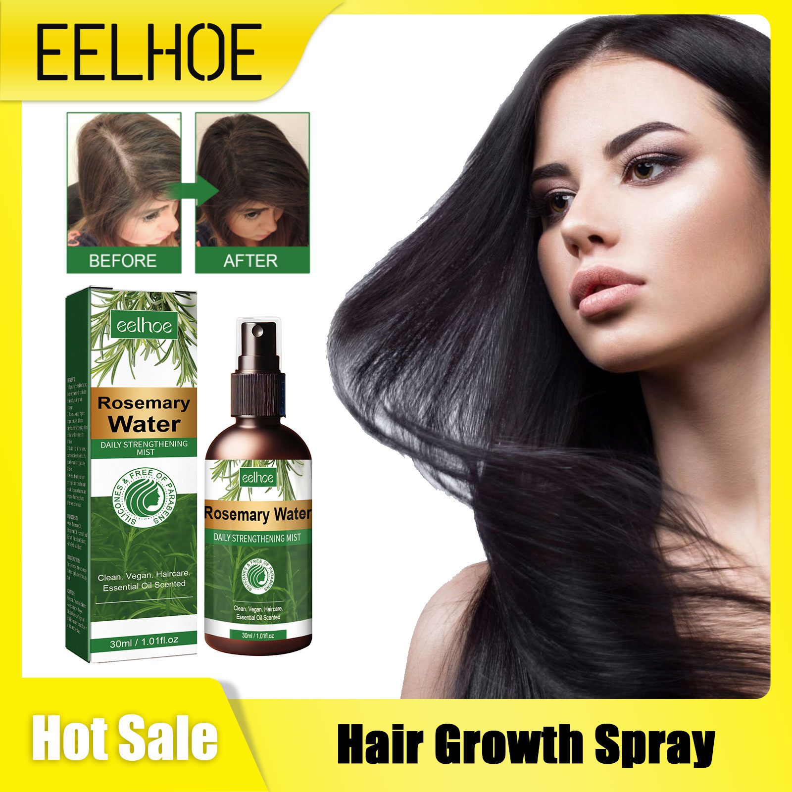 رذاذ روزماري لتغذية الشعر وعلا - مراجعة Hair Care Growth وسعره
