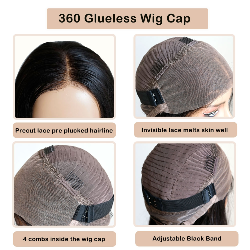 شعر بشري برازيلي مُقطّع مسبقًا - مراجعة Lace Front Wig وسعره